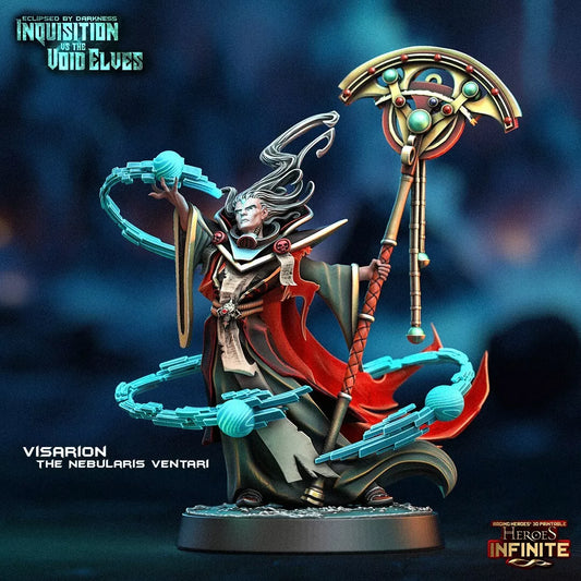 Visarion the Nebularis Ventari - Void Elves | Compatible with Tabletop Wargames