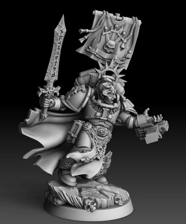 Swordkeeper of the Purificatus - Brother Corvus | For Tabletop Wargames