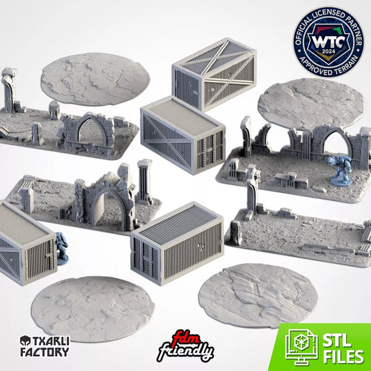 Classic Ruins WTC Set 02 - Official WTC Approved Terrain | For D&D Campaigns & Tabletop Games