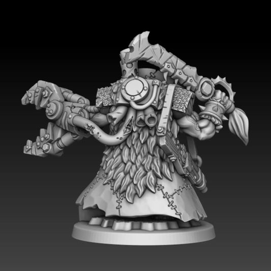 Ork Military Boss of the Beasts | Compatible with W40K/WG/SF