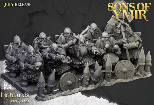 Sons of Ymir Starter Army - Highlands Miniatures | Compatible with OW, WFB, AOF, and More