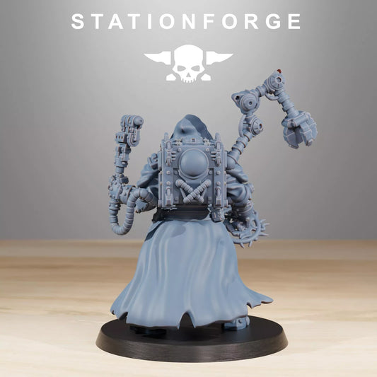 Scavenger Techno Priest | Compatible with W40K/WG/SF