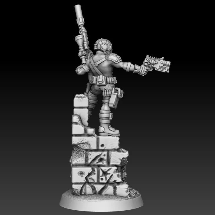 Vindicator Imperial Sniper Assassin Kit B | For Sci-Fi Tabletop Games