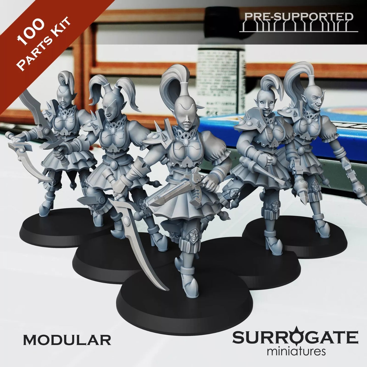 Void Jesters Troupe, Surrogate Miniatures | 5 Man Unit