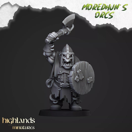 Fantasy Wargaming Armored Orcs | Compatible with OW, WFB, AOF, and More