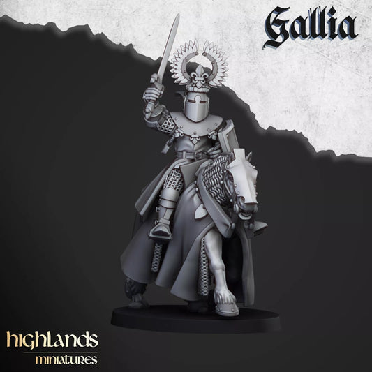 Knights of Gallia - Highlands Miniatures | Compatible with OW, WFB, AOF, and More