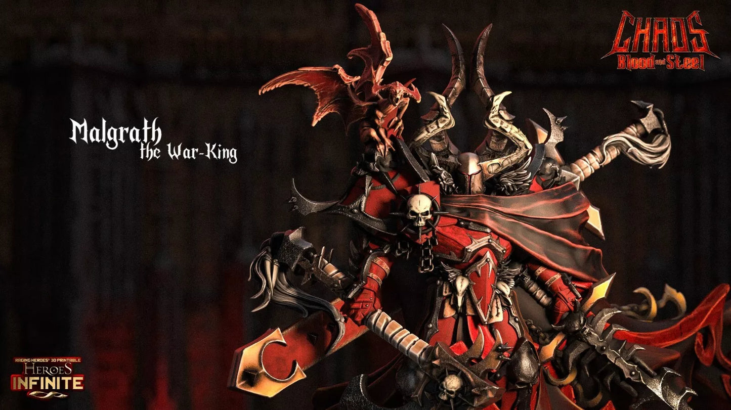 Malgrath the War-King - Lord of Chaos and Master of Destruction