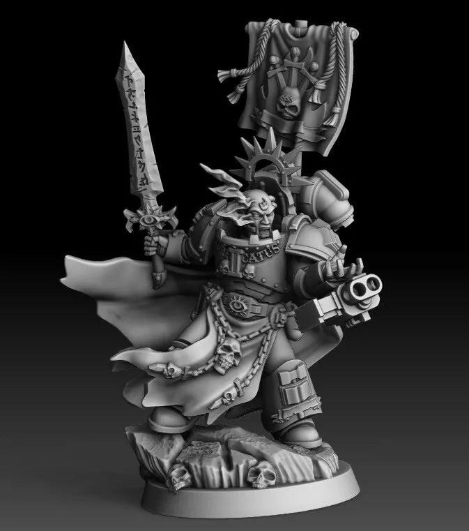 Swordkeeper of the Purificatus - Brother Corvus | For Tabletop Wargames