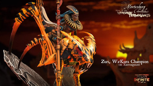 Akora, the Sacred Hunter - Wa'Kura's Termigants | Compatible with Tabletop Wargames