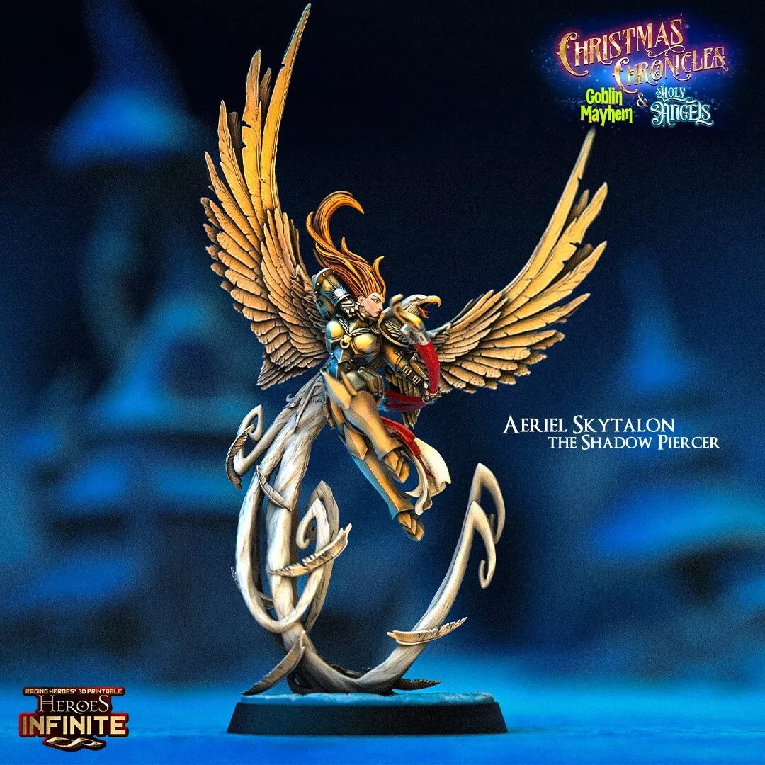 Aeriel Skytalon, the Shadow Piercer - Christmas Chronicles Holy Angels | Compatible with Tabletop Wargames