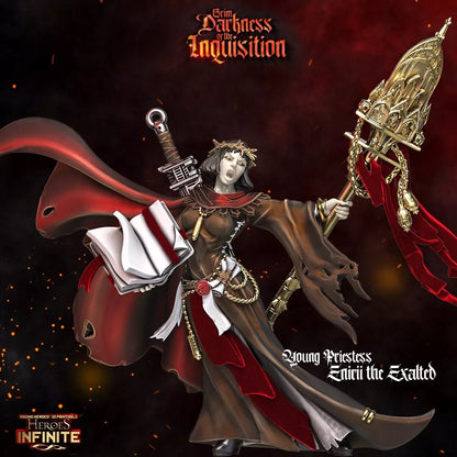 Young Priestess Enirii the Exalted - Grim Darkness | Compatible with Tabletop Wargames