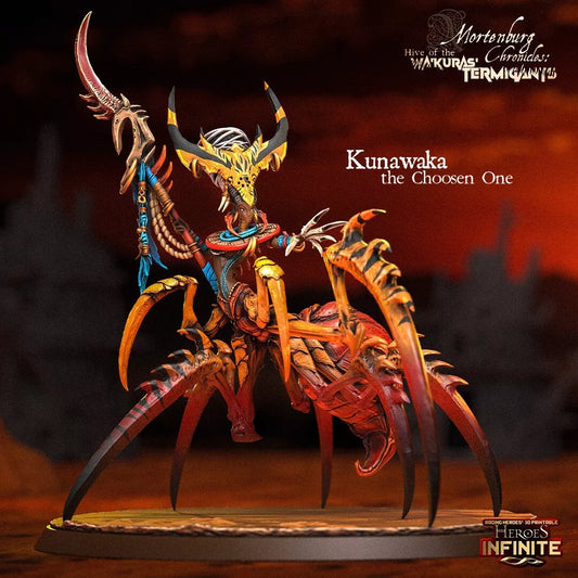 Kunawaka, The Chosen One - Wa'Kura's Termigants | Compatible with Tabletop Wargames