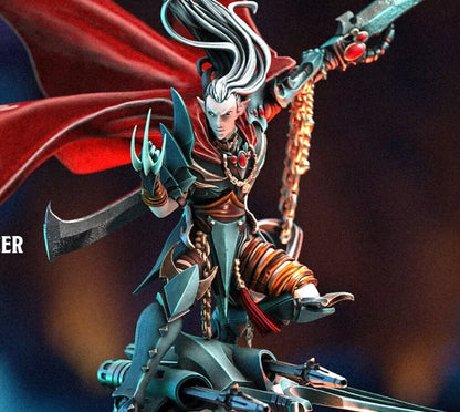 Baron Zerath Windslicer, No Helmet Variant - Void Elves | Compatible with Tabletop Wargames