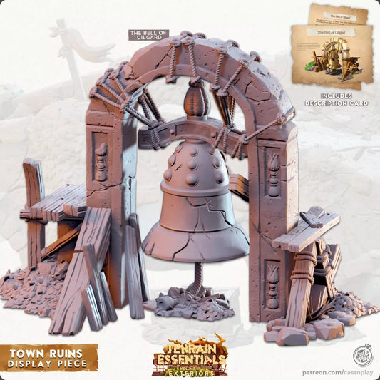 Terrain Essentials - Town Ruins Display | For D&D Campaigns & Tabletop Games