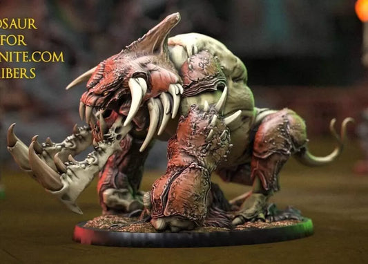 Fantasy Wargosaur Beast Miniature – Highly Detailed Tabletop Model