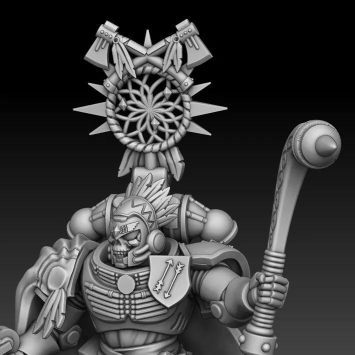 Guardians of the Path - Chaplain | For Tabletop Wargaming