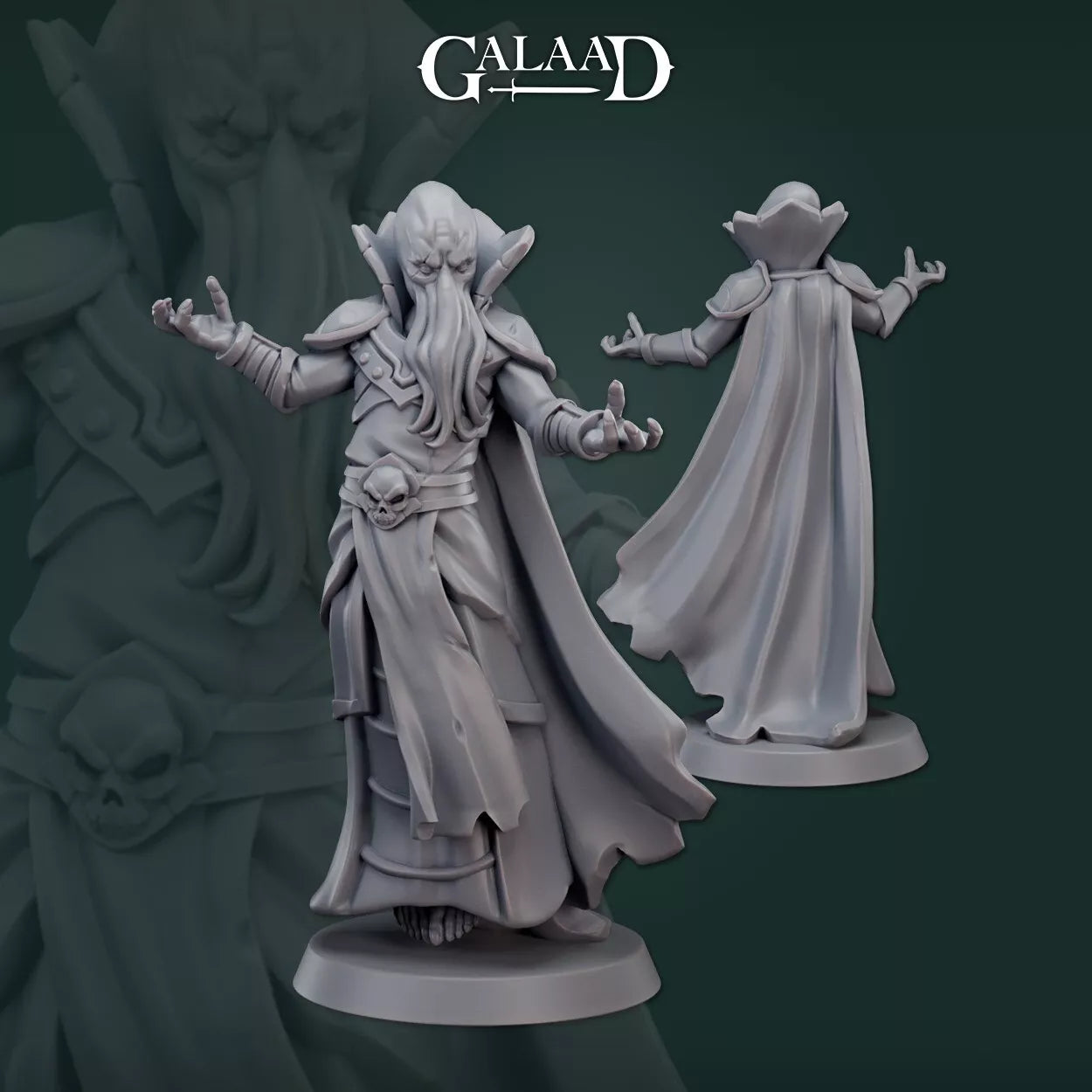 Mindflayer Set: 3D Resin Printed Fantasy Tabletop Miniatures