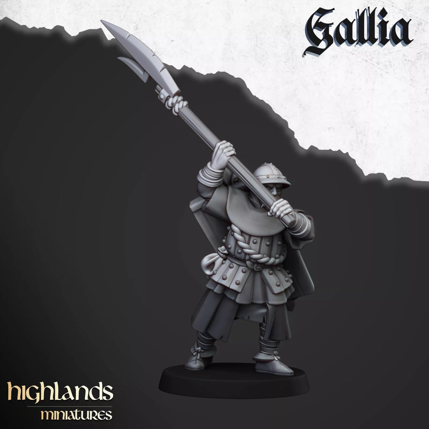 Gallia Men at Arms - Highlands Miniatures | Compatible with OW, WFB, AOF, and More