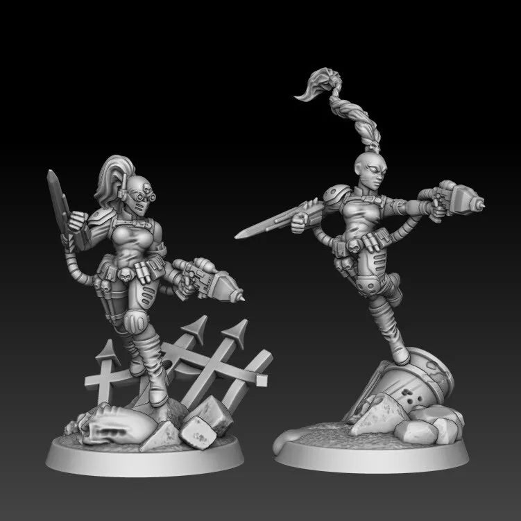 Calladium Assassin Modular Miniature Kit B | For Sci-Fi Tabletop Games