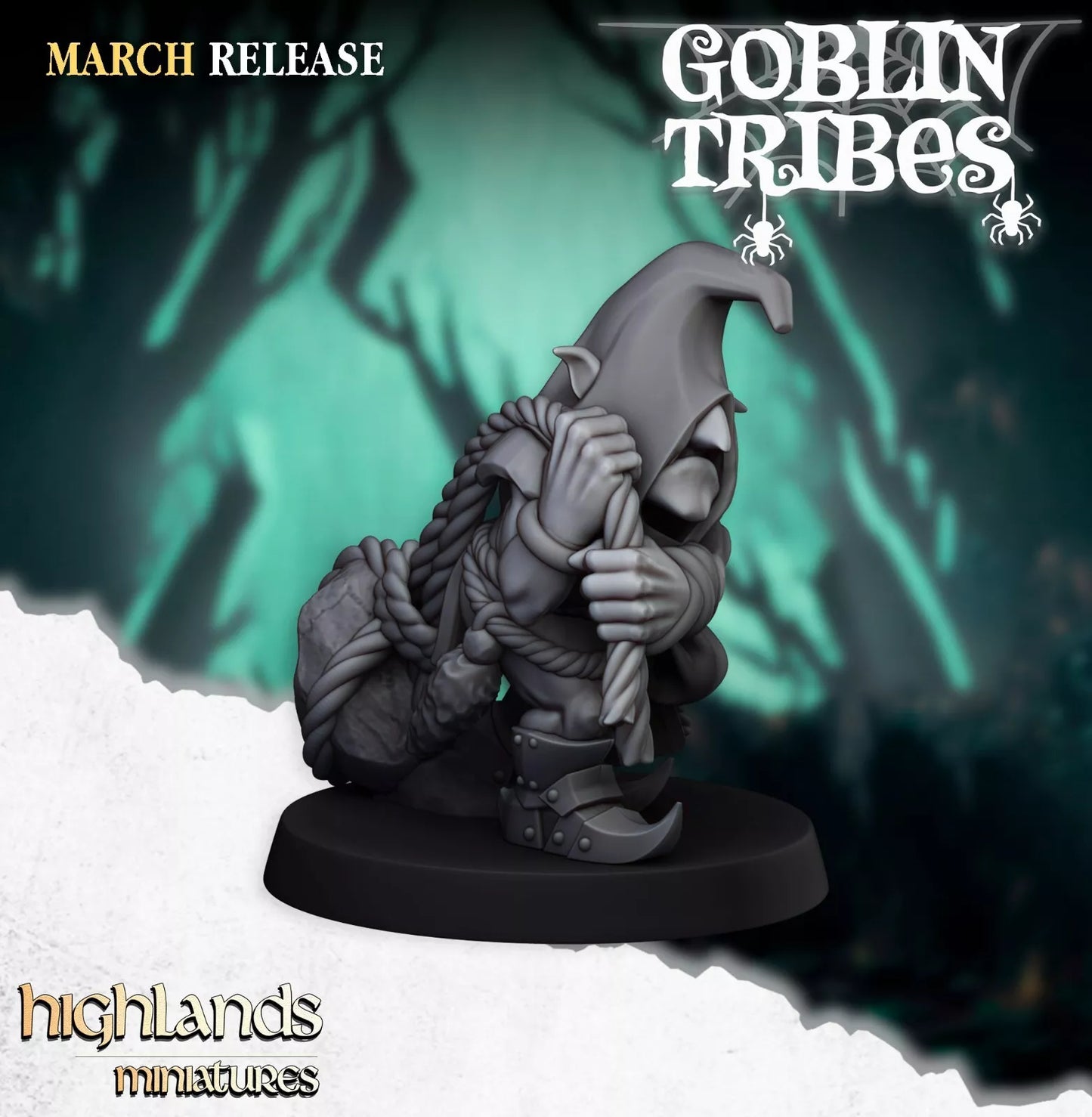 Fantasy Wargaming Swamp Goblins Stonethrowers | Compatible with OW, WFB, AOF, and More