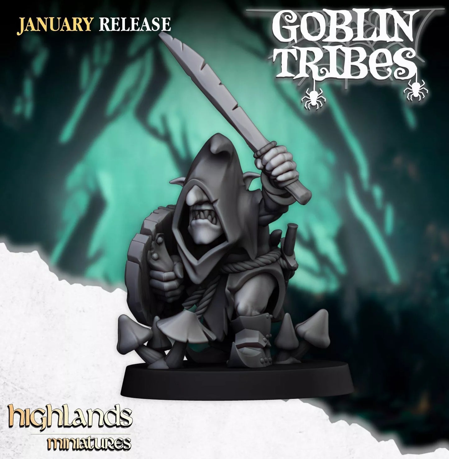 Fantasy Wargaming Swamp Goblins w/Hand Weapons | Compatible with OW, WFB, AOF, and More