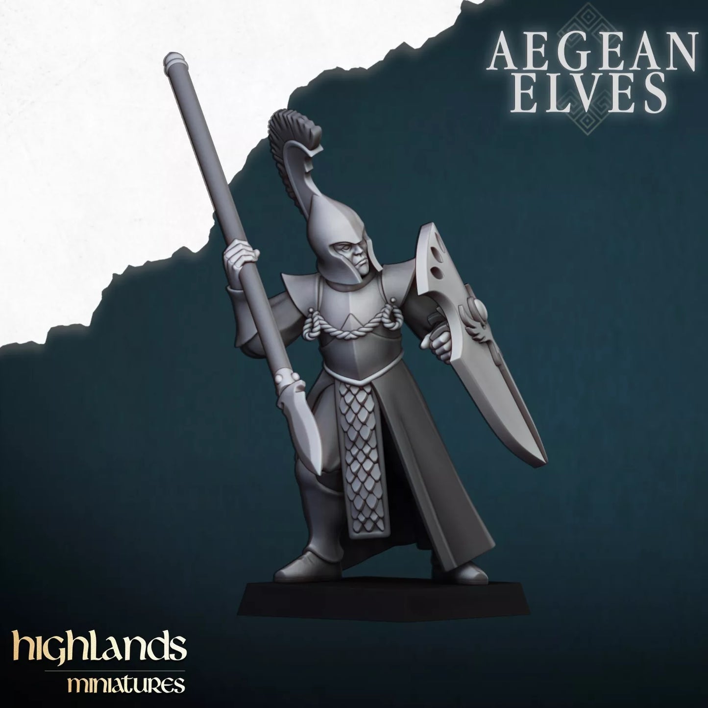 High Elf Spearmen | Compatible with OW, WFB, AOF, and More