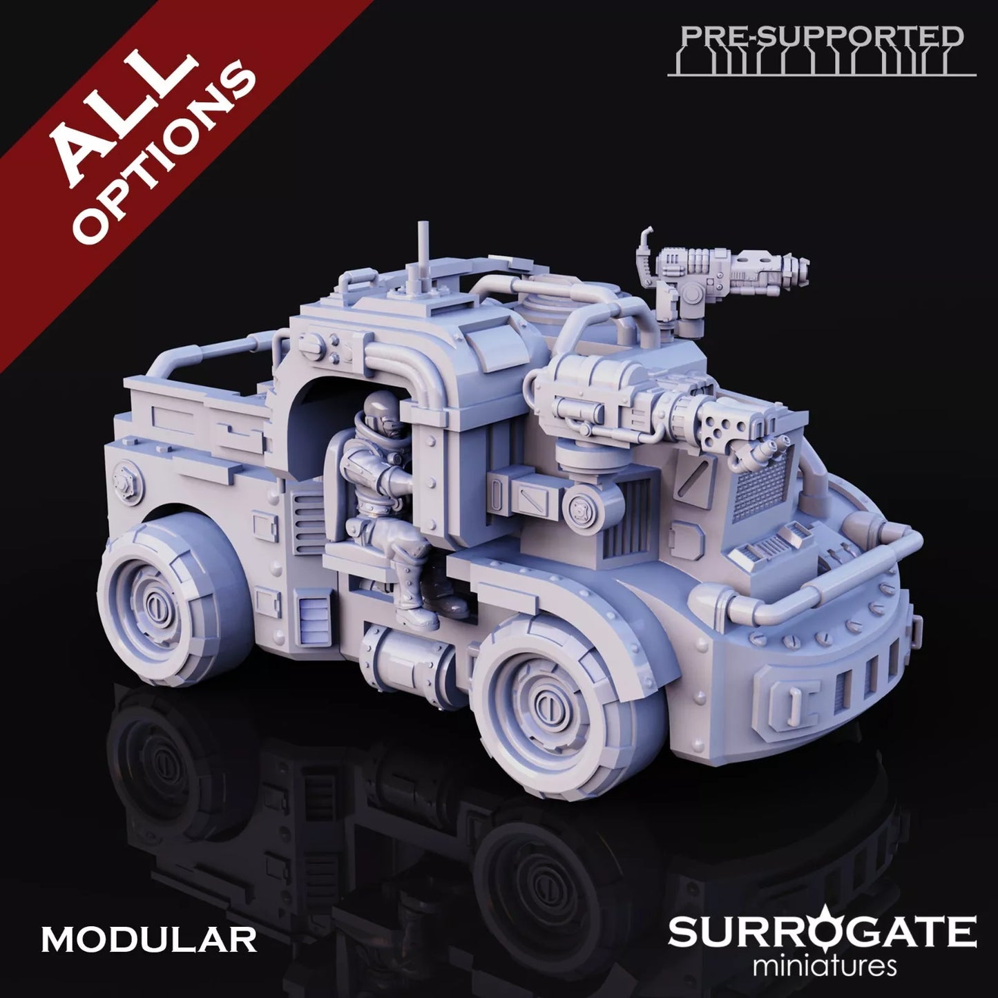 Biohackers Bio-Wheeler, Surrogate Miniatures | 2 Units