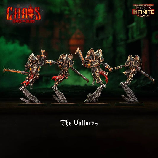 The Vultures Elite Aerial Strike Force - Chaos Across the Galaxy | Compatible with Tabletop Wargames