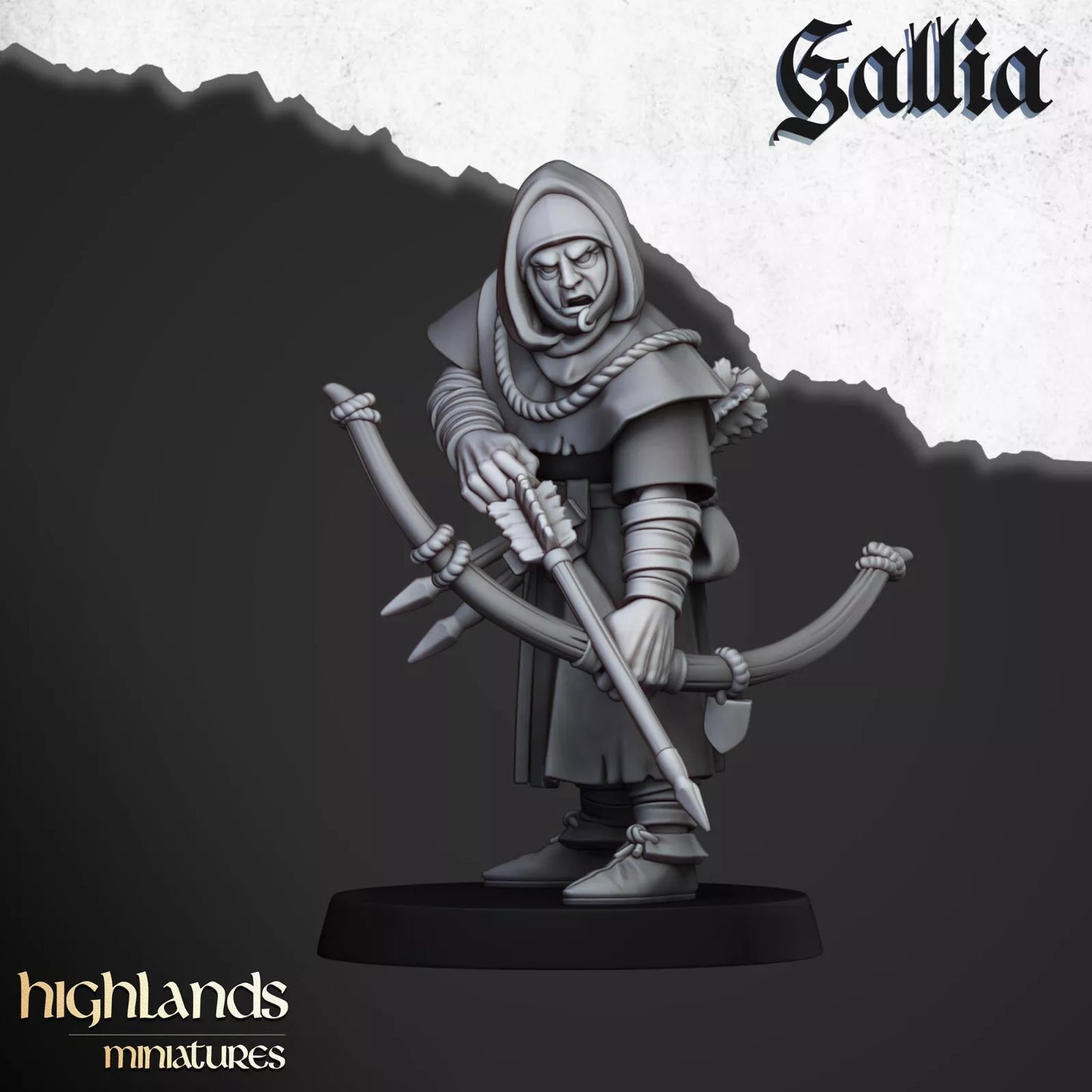 Fantasy Wargaming Gallia Archers | Compatible with OW, WFB, AOF, and More