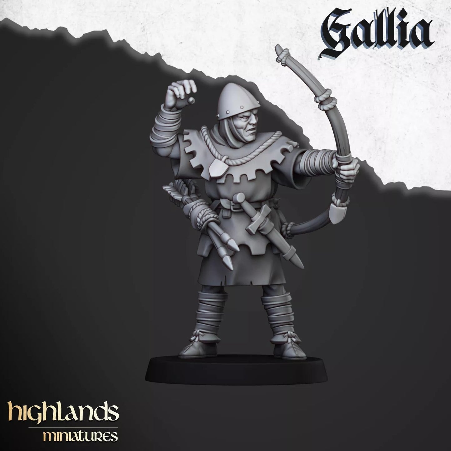 Fantasy Wargaming Gallia Archers | Compatible with OW, WFB, AOF, and More