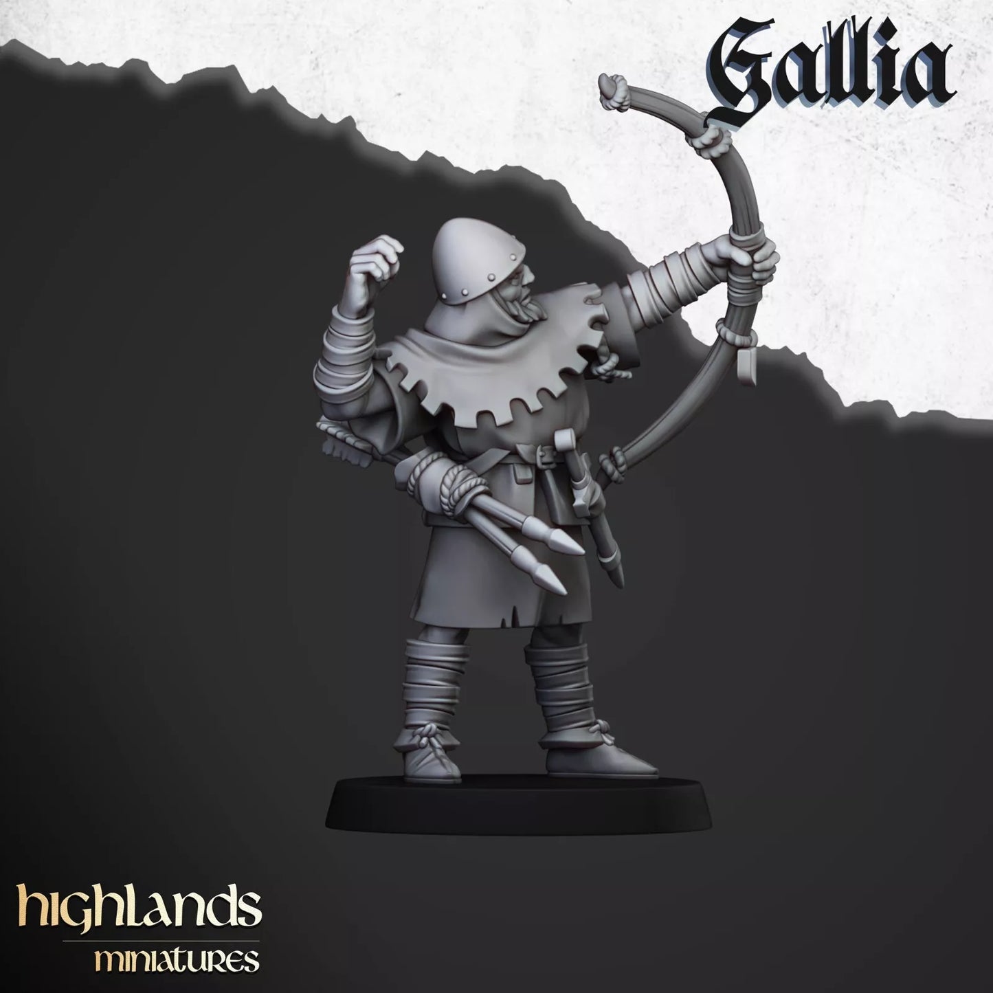 Fantasy Wargaming Gallia Archers | Compatible with OW, WFB, AOF, and More