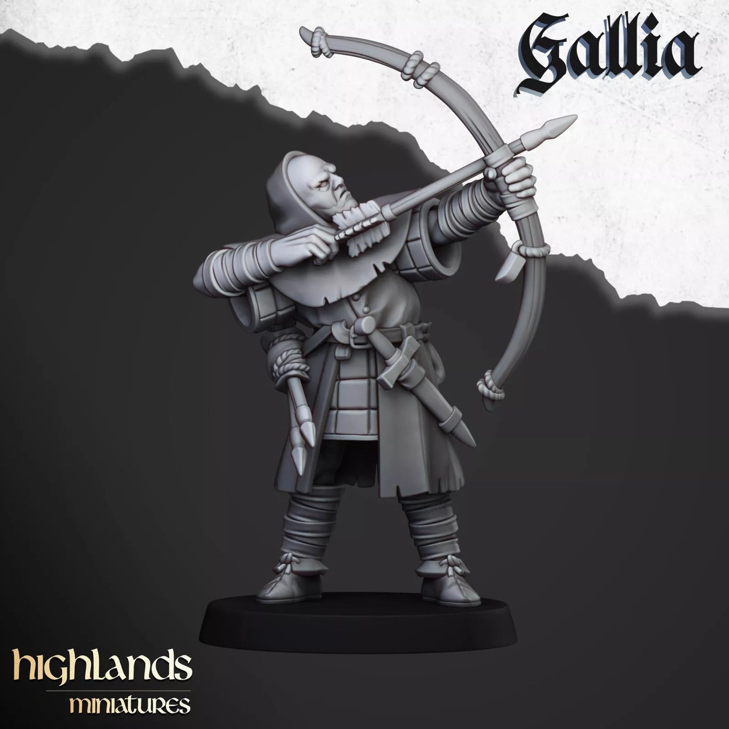 Fantasy Wargaming Gallia Archers | Compatible with OW, WFB, AOF, and More