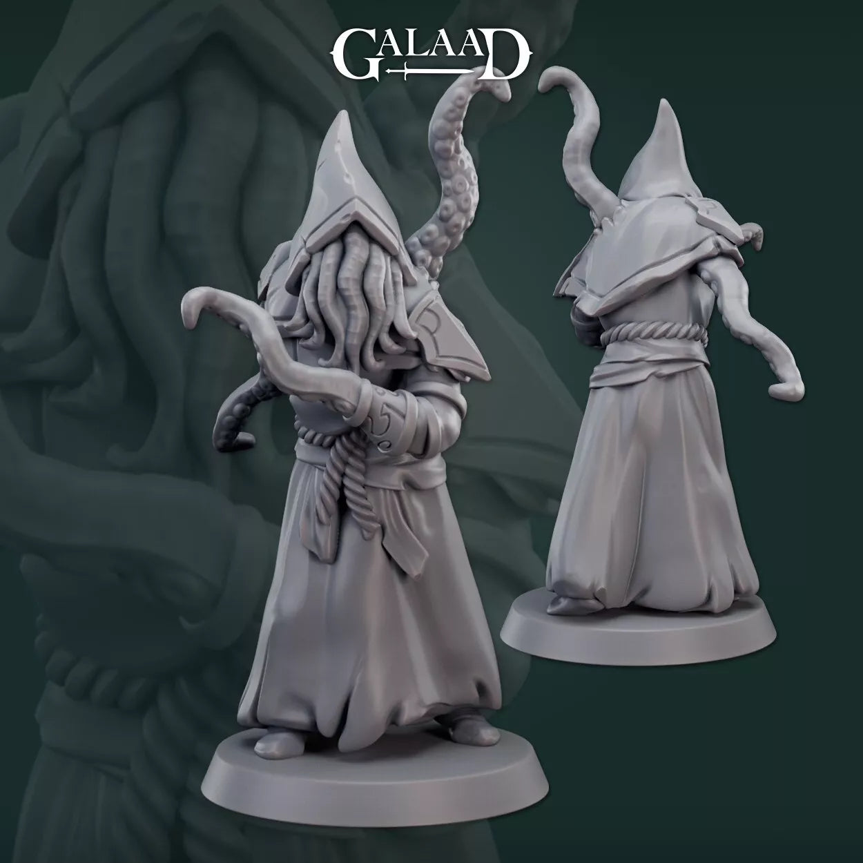 Mindflayer Set: 3D Resin Printed Fantasy Tabletop Miniatures