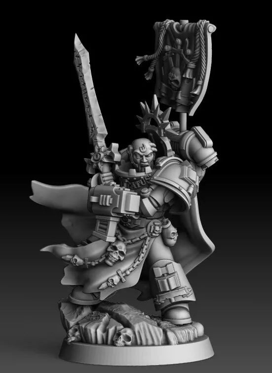 Swordkeeper of the Purificatus - Brother Corvus | For Tabletop Wargames