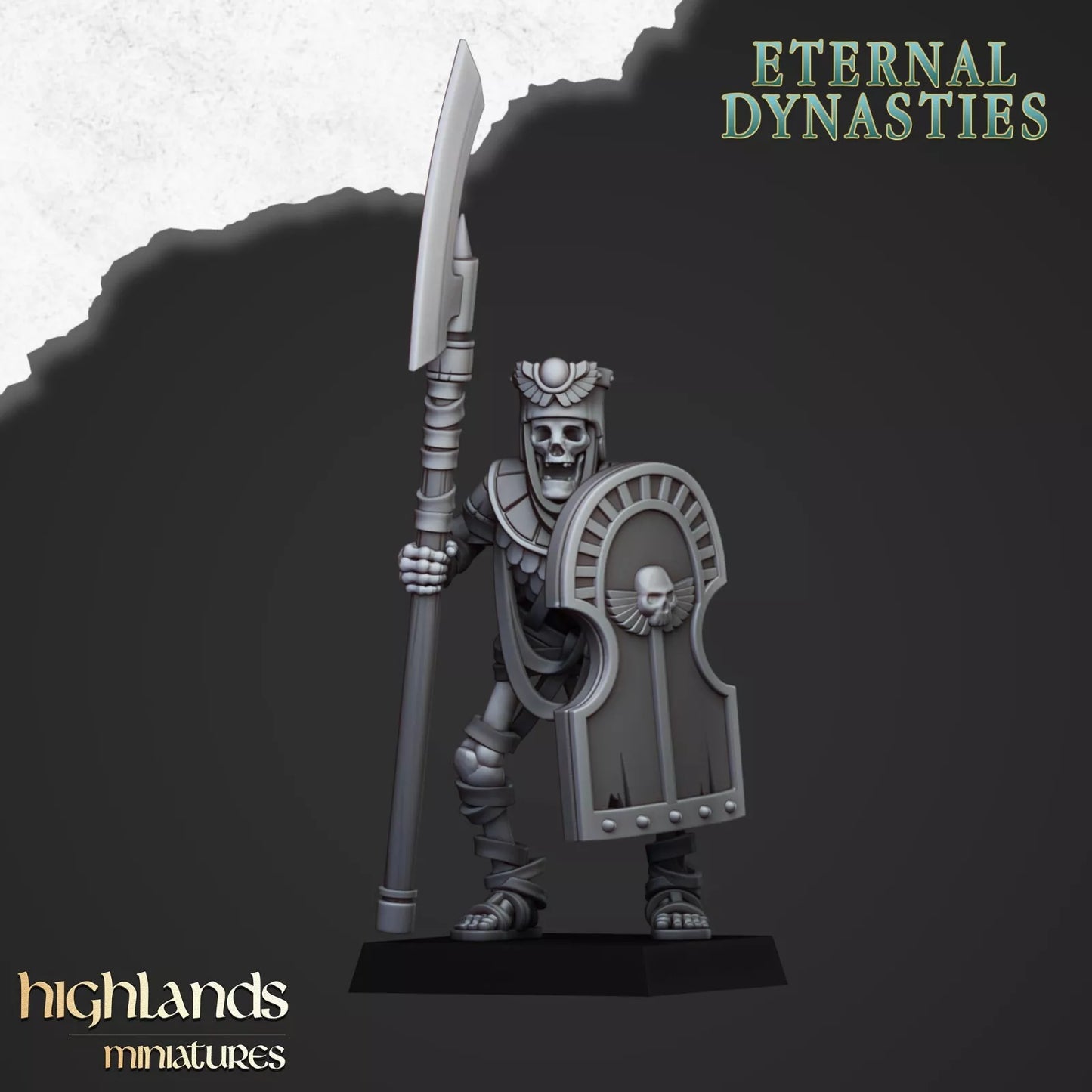 Ancient Halberd Guard | Compatible with OW, WFB, AOF, and More