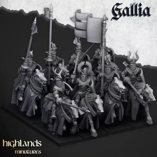 Gallia The Medieval Kingdom - Highlands Miniatures | Compatible with OW, WFB, AOF, and More