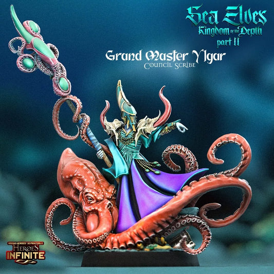 Grand Master Ylgar, Council Scribe – Master of the Sea Elves