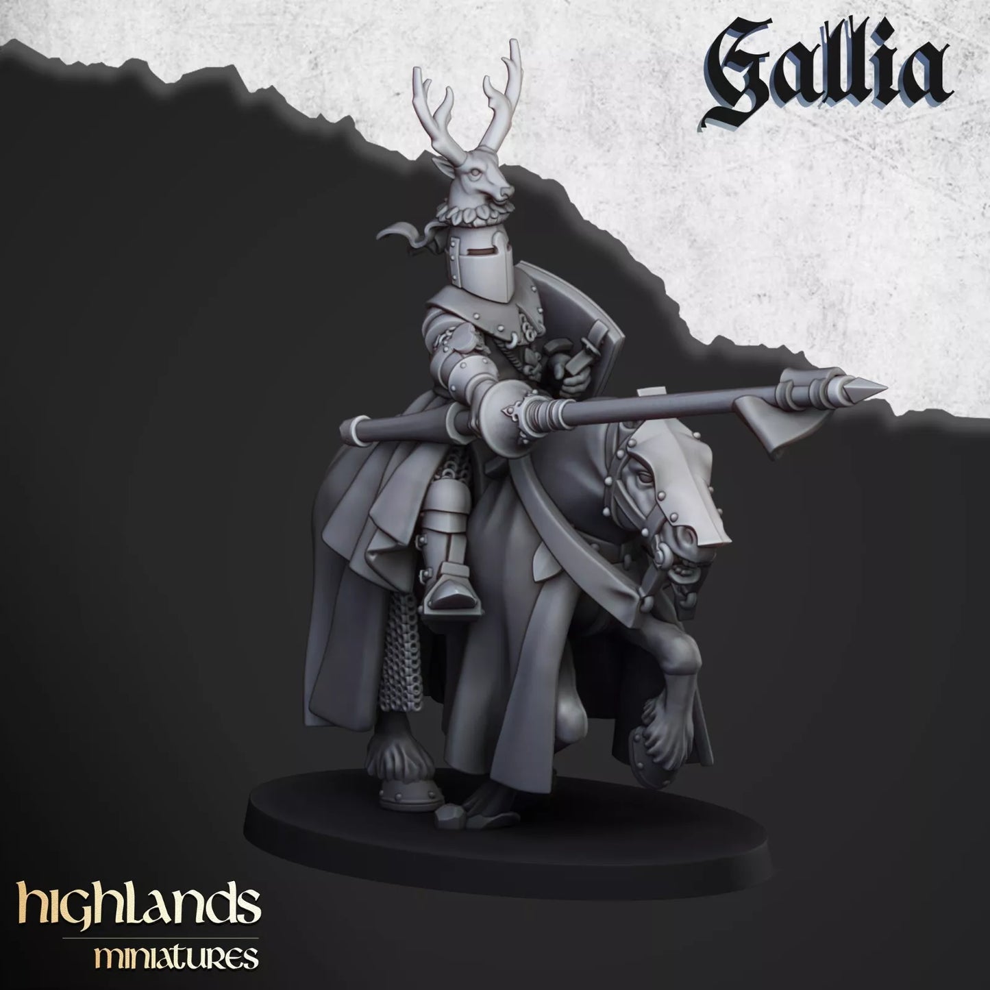 Knights of Gallia - Highlands Miniatures | Compatible with OW, WFB, AOF, and More