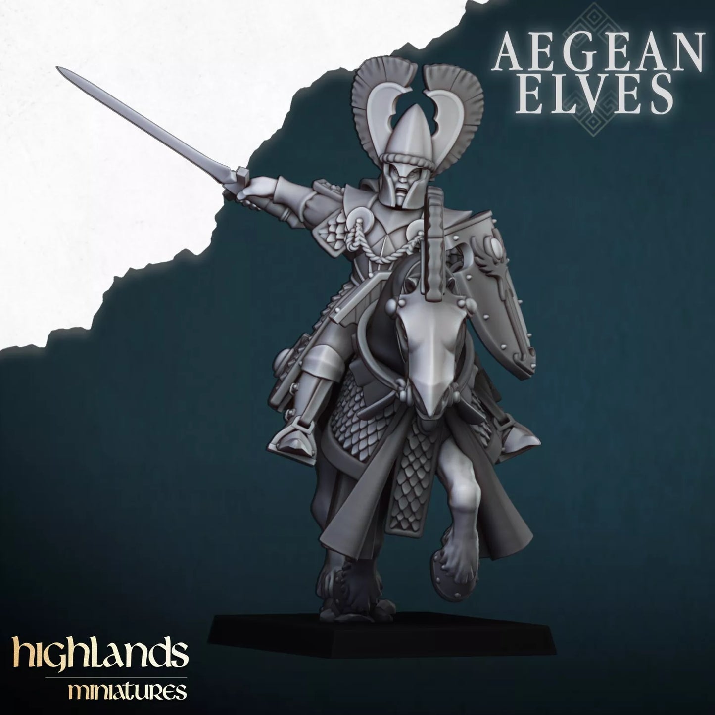 High Elf Calvery | Compatible with OW, WFB, AOF, and More