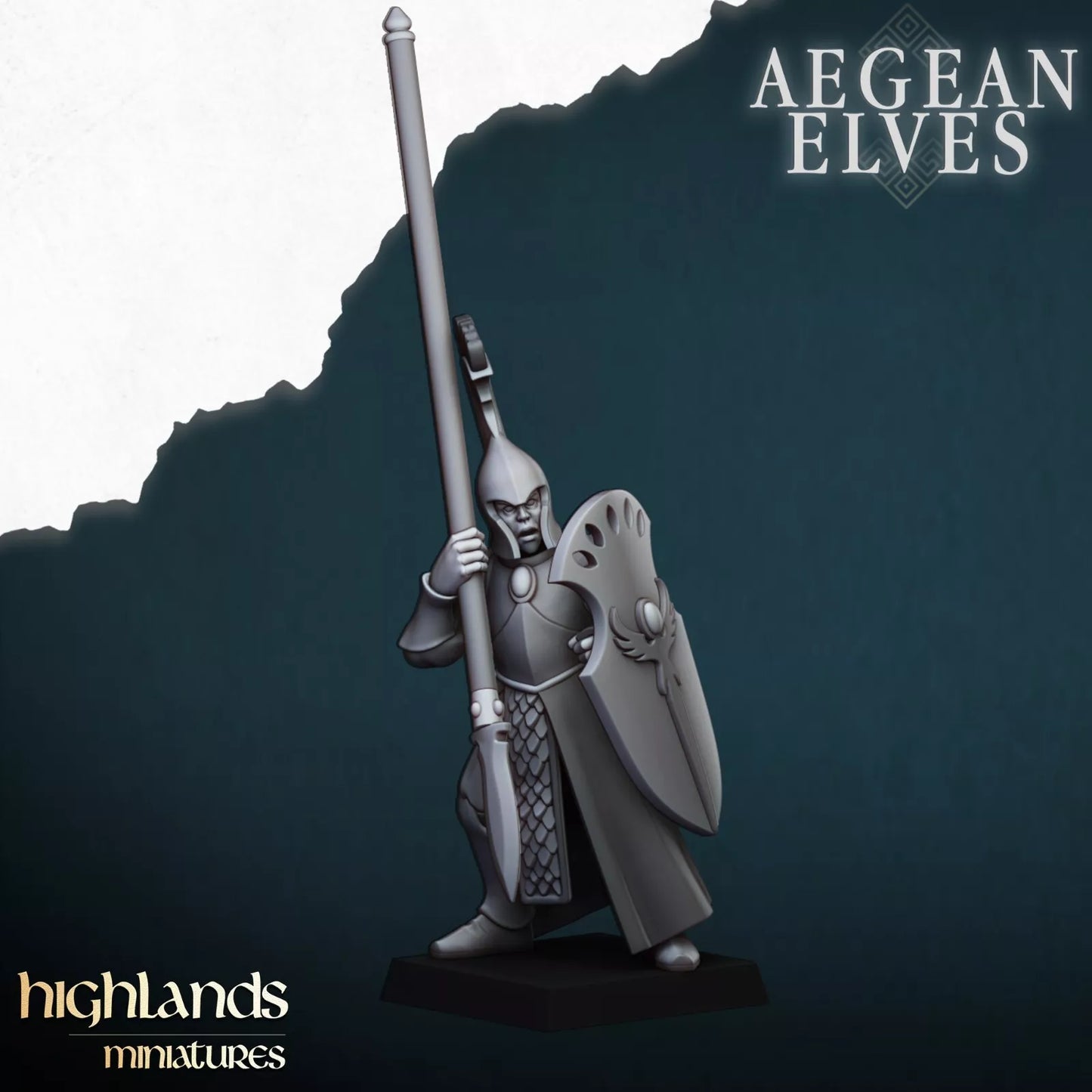 High Elf Spearmen | Compatible with OW, WFB, AOF, and More