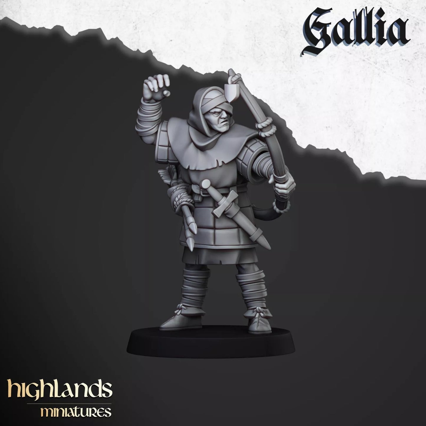 Fantasy Wargaming Gallia Archers | Compatible with OW, WFB, AOF, and More