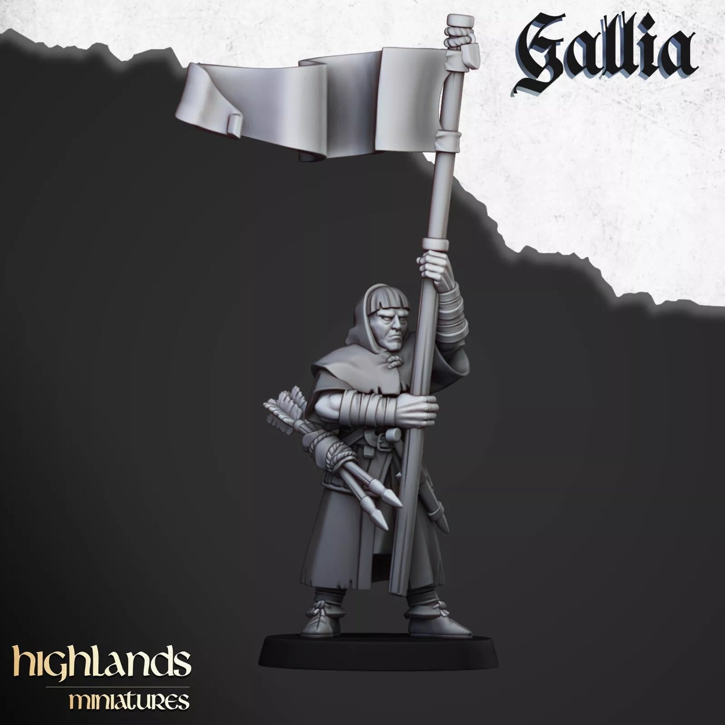 Fantasy Wargaming Gallia Archers | Compatible with OW, WFB, AOF, and More