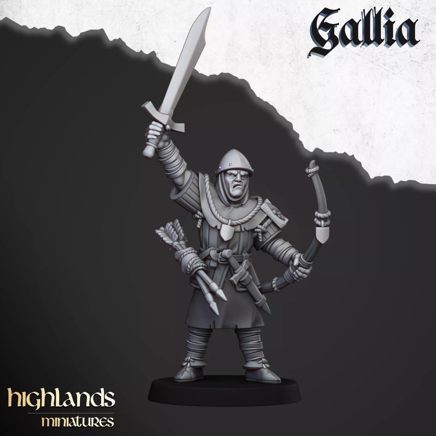 Fantasy Wargaming Gallia Archers | Compatible with OW, WFB, AOF, and More