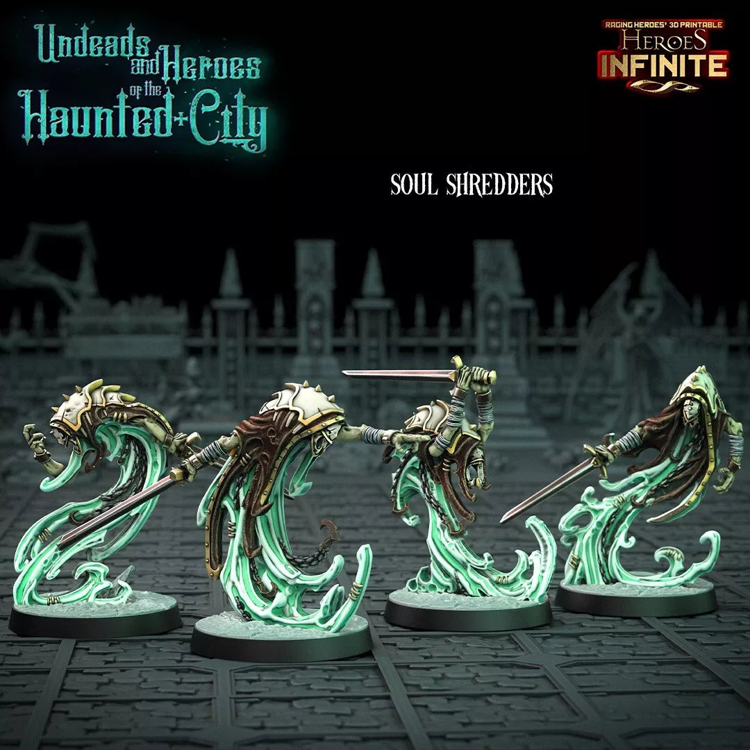 Soul Shredders of the Haunted City - 5-Man Squad | Compatible with Tabletop Wargames