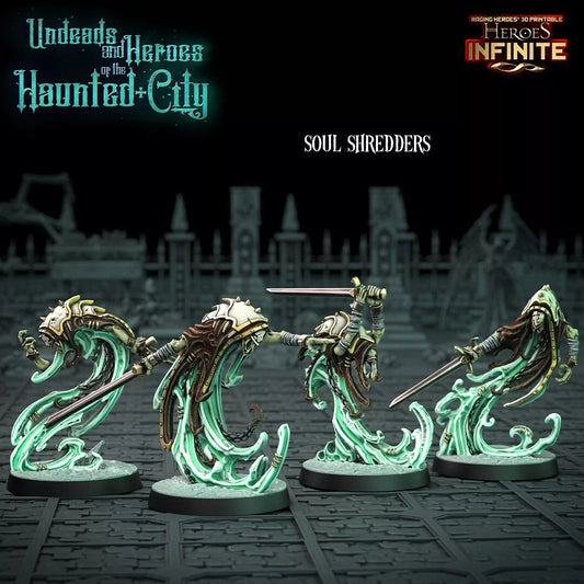 Soul Shredders of the Haunted City - 5-Man Squad | Compatible with Tabletop Wargames