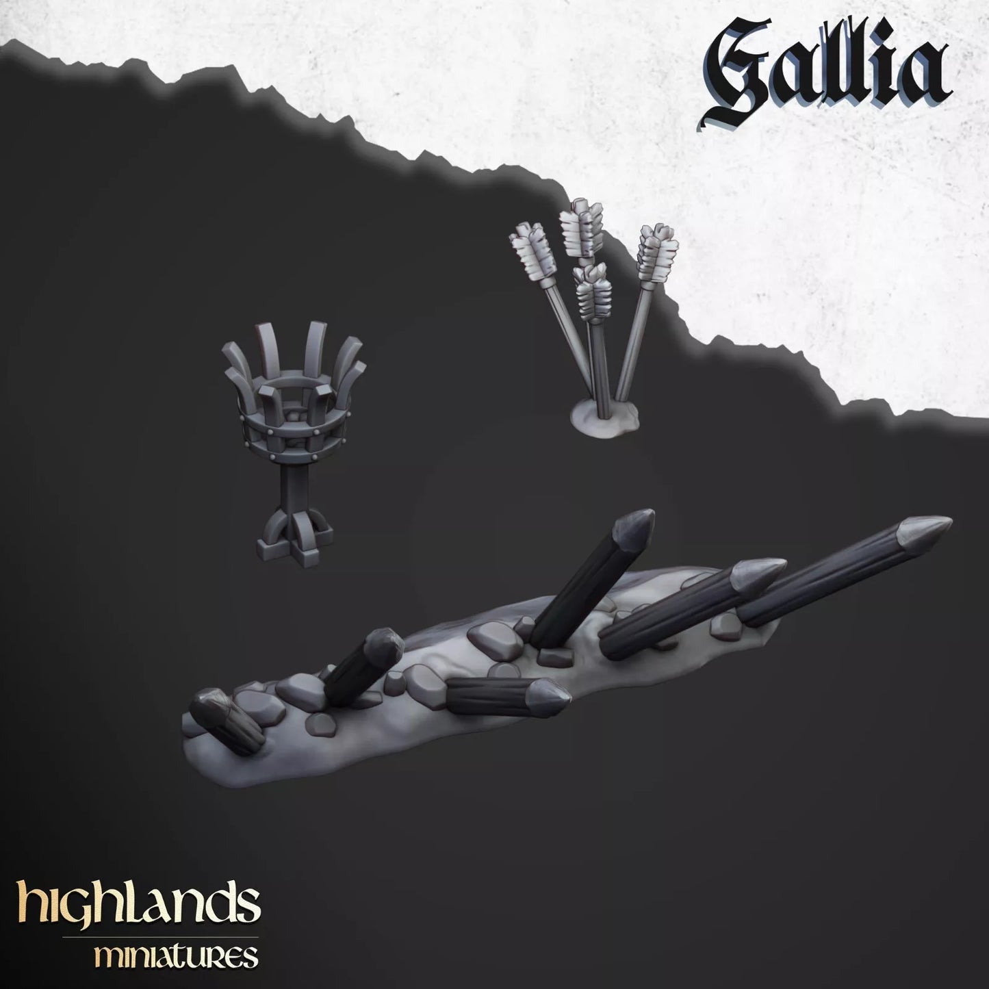 Fantasy Wargaming Gallia Archers | Compatible with OW, WFB, AOF, and More