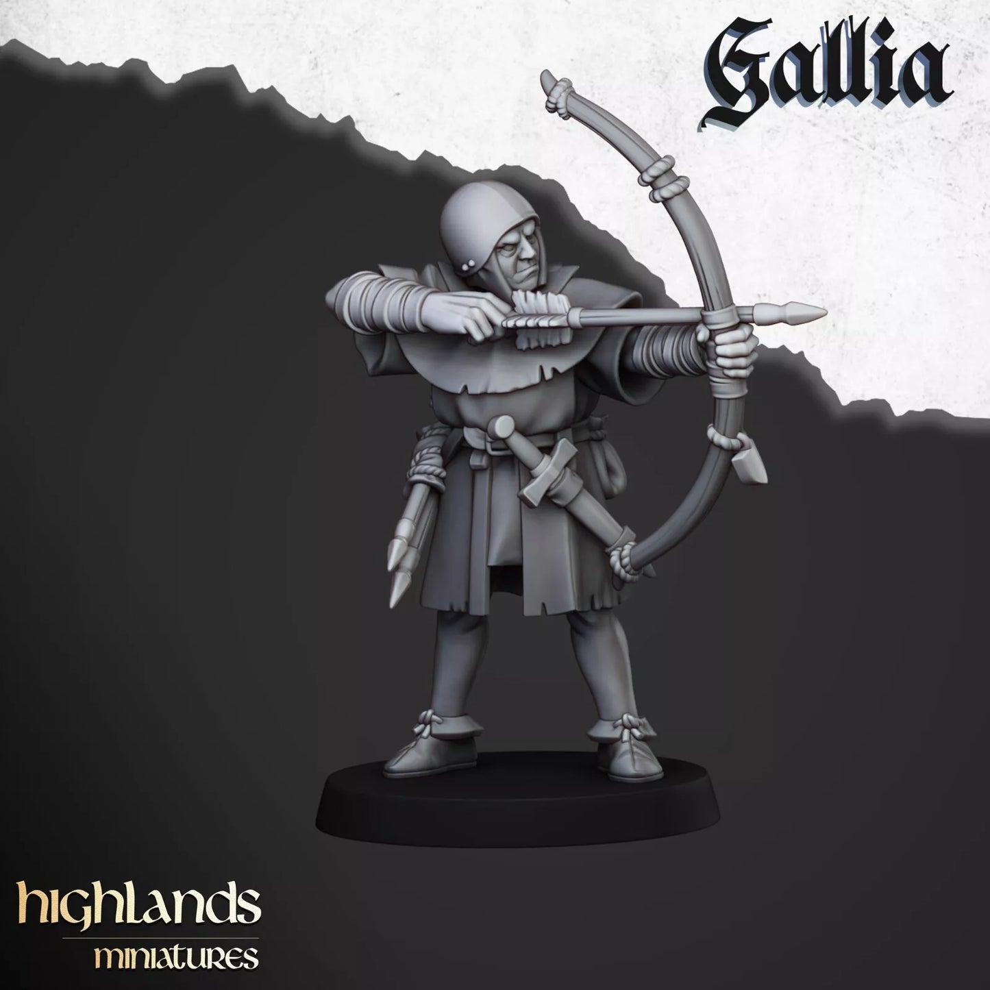 Fantasy Wargaming Gallia Archers | Compatible with OW, WFB, AOF, and More