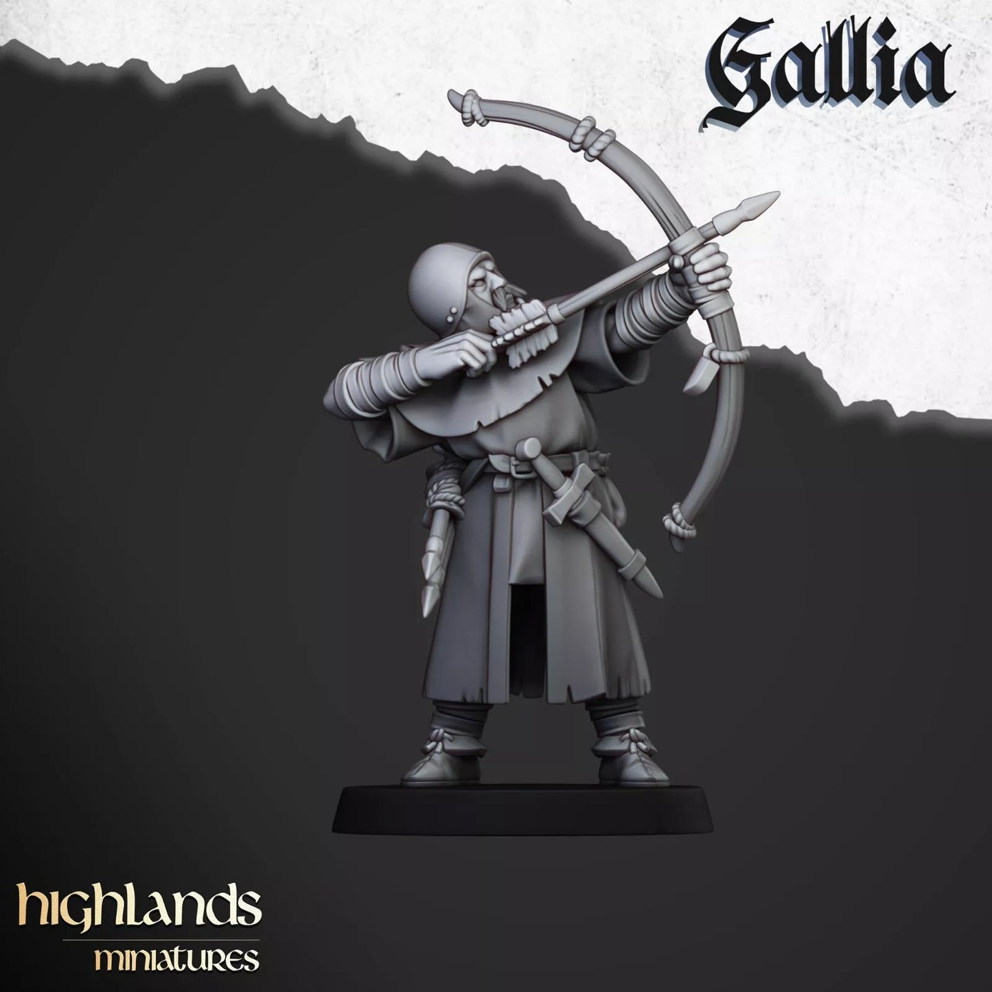 Fantasy Wargaming Gallia Archers | Compatible with OW, WFB, AOF, and More