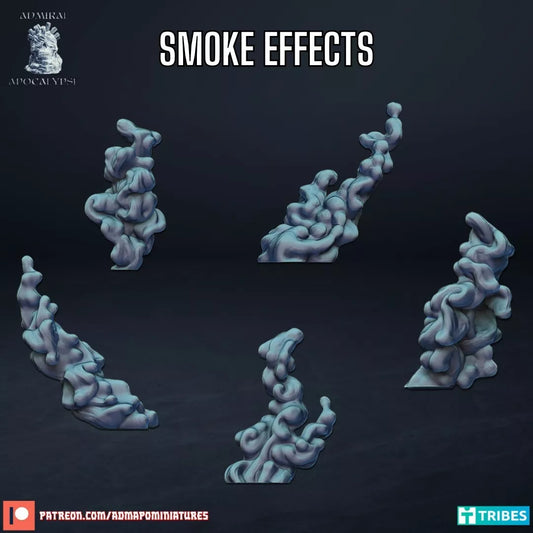 Battlefield Smoke Effects | 3D Resin Printed For Tabletop Wargames