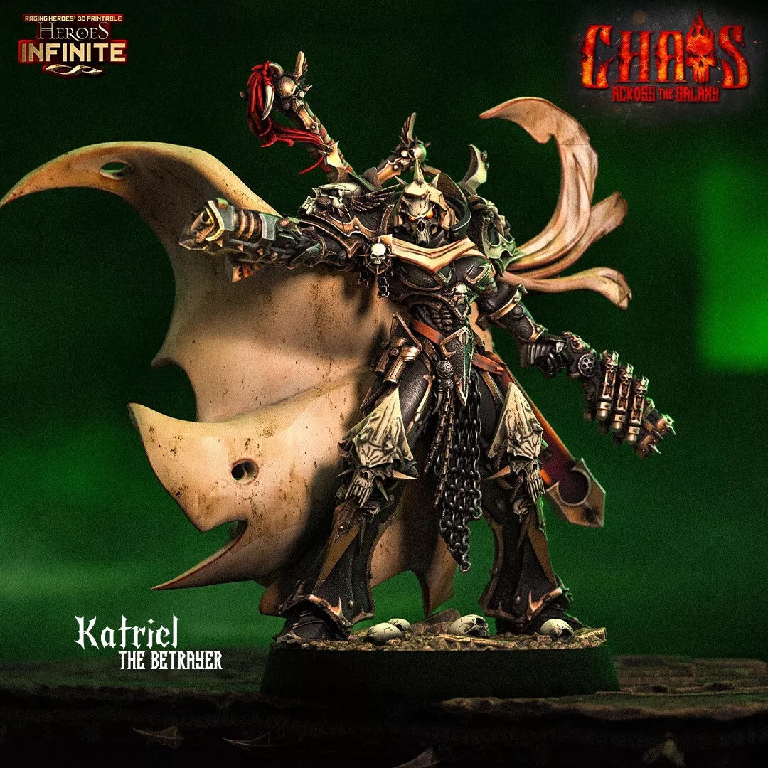 Katriel the Betrayer - Chaos Across the Galaxy | Compatible with Tabletop Wargames